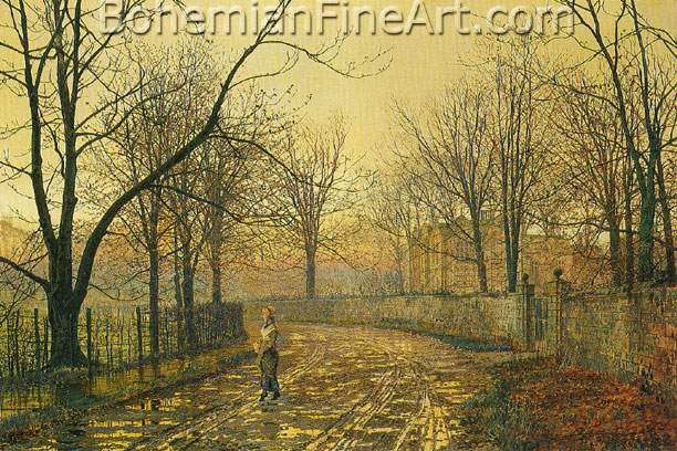 John Atkinson Grimshaw, Sixty Years Ago Fine Art Reproduction Oil Painting