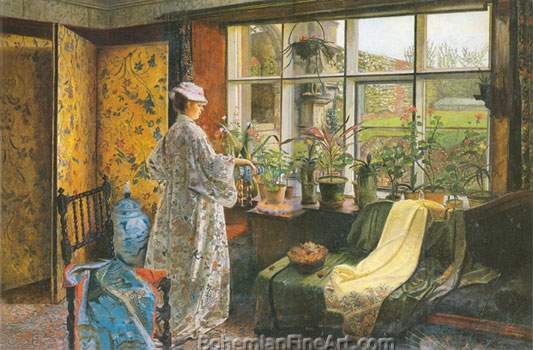 John Atkinson Grimshaw, Spring Fine Art Reproduction Oil Painting