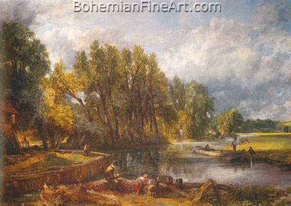 John Constable, Stratford Mill Fine Art Reproduction Oil Painting