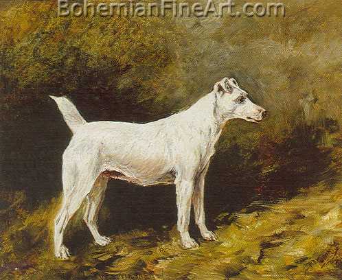 John Emms, Smooth Coated Fox Terrier Fine Art Reproduction Oil Painting
