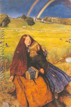 John Everett Millais, The Blind Girl Fine Art Reproduction Oil Painting