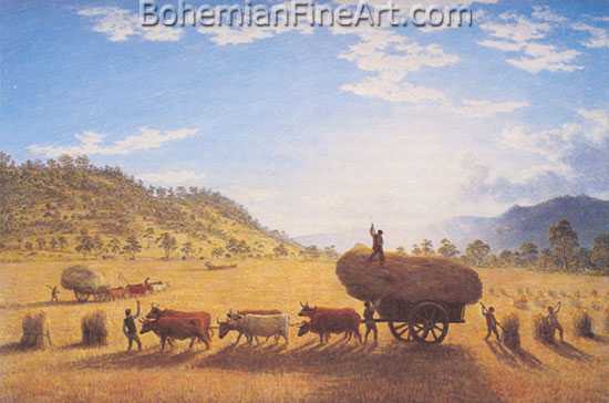 John Glover, My Harvest Home Fine Art Reproduction Oil Painting