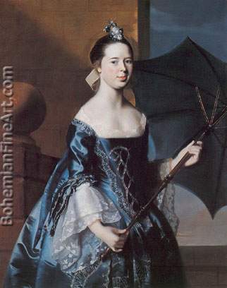 John Singleton Copley, Mrs Benjamin Pickman Fine Art Reproduction Oil Painting