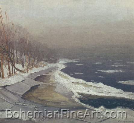 Kenneth Nunamaker, After the Fog+ New Hope Fine Art Reproduction Oil Painting