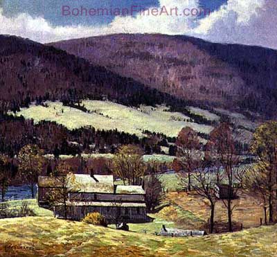 Kenneth Nunamaker, Springtime in the Catskills Fine Art Reproduction Oil Painting
