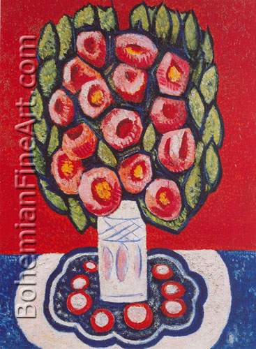Marsden Hartley, (Flowers) Roses from Hispania Fine Art Reproduction Oil Painting