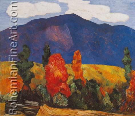 Marsden Hartley, Franconia Notch Fine Art Reproduction Oil Painting