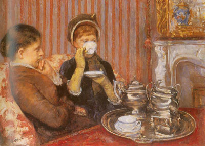 Mary Cassatt, The Tea Fine Art Reproduction Oil Painting