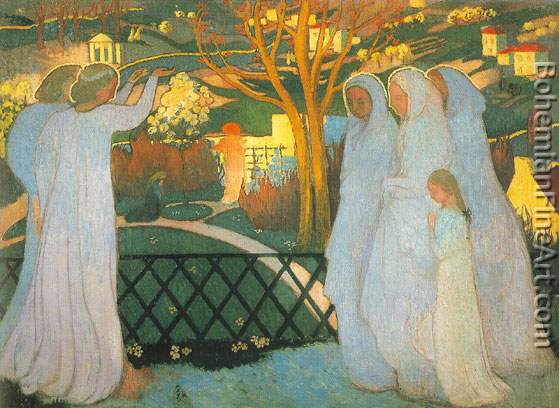 Maurice Denis, The Saintly Women at the Tomb Fine Art Reproduction Oil Painting