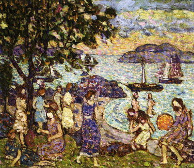 Maurice Prendergast, Crepuscule Fine Art Reproduction Oil Painting