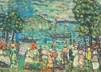 Maurice Prendergast, Gloucester Harbor Fine Art Reproduction Oil Painting