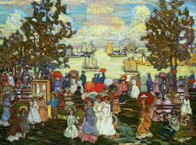 Maurice Prendergast, Salem Willows Fine Art Reproduction Oil Painting