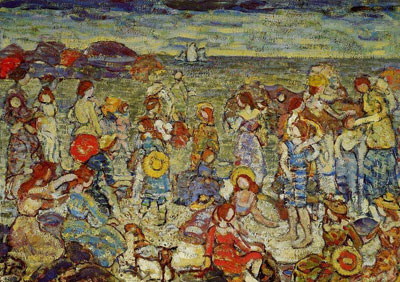 Maurice Prendergast, The Cove 4 Fine Art Reproduction Oil Painting