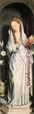 Hans Memling, Annunciation Fine Art Reproduction Oil Painting