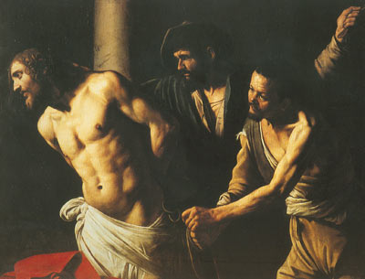 Michelangelo Caravaggio, Christ at the Column Fine Art Reproduction Oil Painting