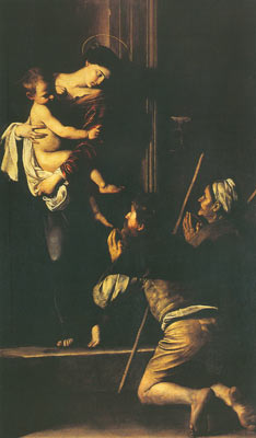 Michelangelo Caravaggio, Madonna di Loreto Fine Art Reproduction Oil Painting