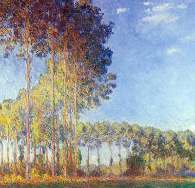 Claude Monet, Poplars on the Banks of the Epte Fine Art Reproduction Oil Painting