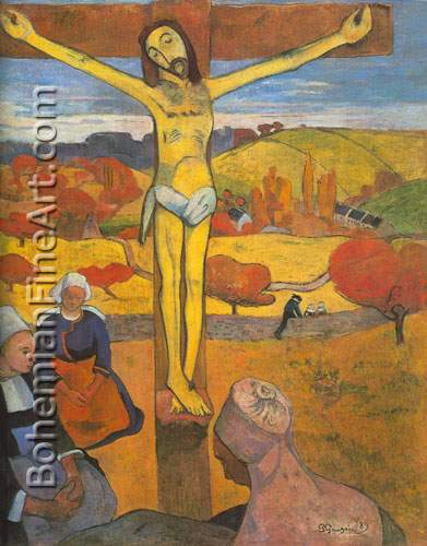 Paul Gauguin, The Yellow Christ Fine Art Reproduction Oil Painting