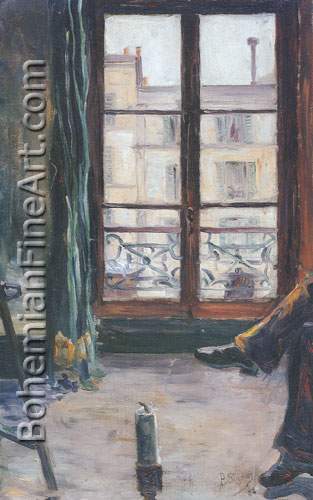 Paul Signac, Monmartre Study: Studio Fine Art Reproduction Oil Painting