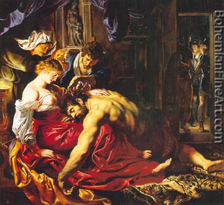 Peter Paul Rubens, Samson and Delilah Fine Art Reproduction Oil Painting
