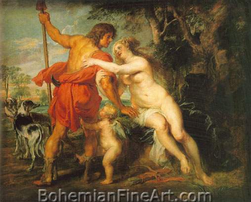 Peter Paul Rubens, Venus and Adonis Fine Art Reproduction Oil Painting