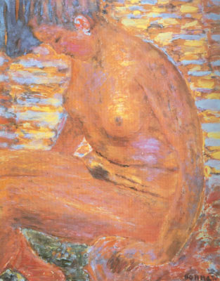 Pierre Bonnard, Dark Nude Fine Art Reproduction Oil Painting