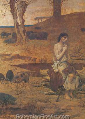 Pierre Puvis de Chavannes, The Prodigal Son Fine Art Reproduction Oil Painting