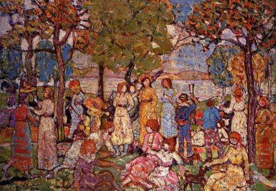 Maurice Prendergast, Holidays Fine Art Reproduction Oil Painting