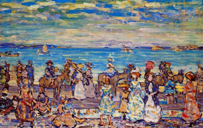 Maurice Prendergast, Opal Sea Fine Art Reproduction Oil Painting