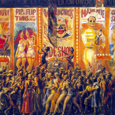 Reginald Marsh, Pip & Flip Fine Art Reproduction Oil Painting