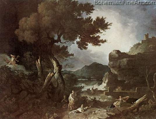 Richard Wilson, The Destruction of Niobe's Children Fine Art Reproduction Oil Painting