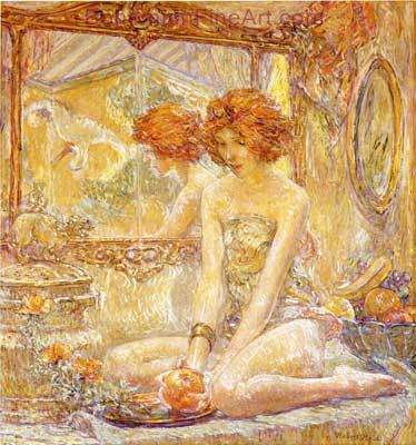 Robert Reid, Reflections Fine Art Reproduction Oil Painting