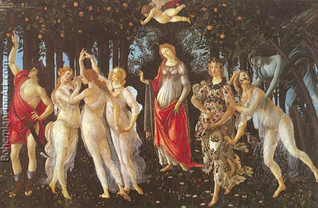 Sandro Botticelli, Primavera Fine Art Reproduction Oil Painting