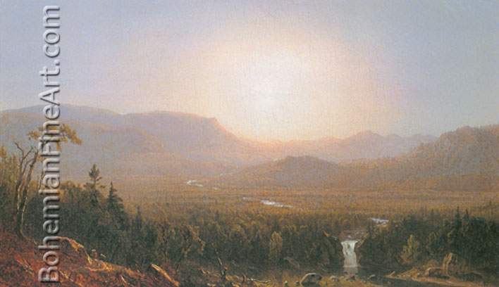 Sanford Robinson Gifford, Autumn in the Catskills Fine Art Reproduction Oil Painting