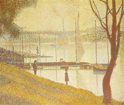 Georges Seurat, The Bridge at Courbevoie Fine Art Reproduction Oil Painting