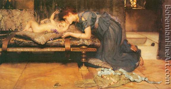 Sir Lawrence Alma-Tadema, An Earthly Paradise Fine Art Reproduction Oil Painting
