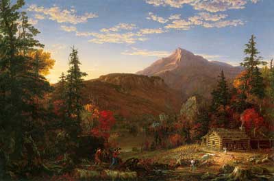 Thomas Cole, The Hunter's Return Fine Art Reproduction Oil Painting