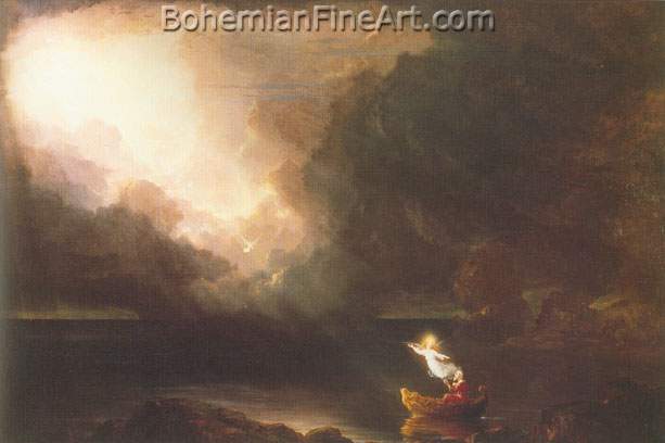 Thomas Cole, The Voyage of Life: Old Age Fine Art Reproduction Oil Painting