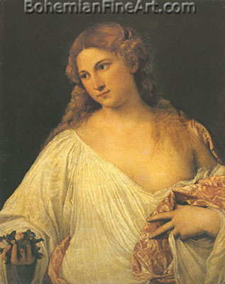  Titian, Flora Fine Art Reproduction Oil Painting