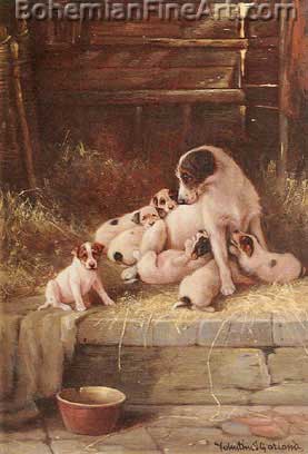 Valentine Thomas Garland, We are Seven Fine Art Reproduction Oil Painting