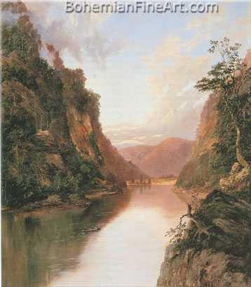 W.C. Piguenit, On the Nepean Fine Art Reproduction Oil Painting