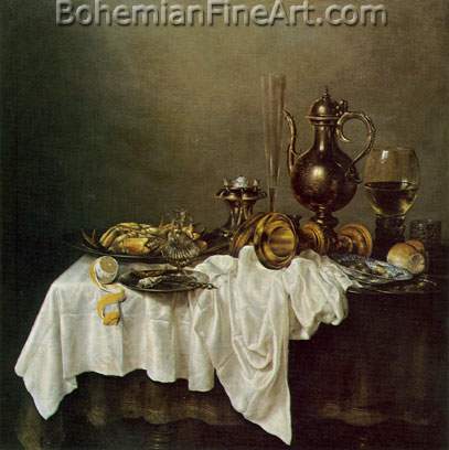 Willem Claesz.Heda, Still Life with a Crab Fine Art Reproduction Oil Painting