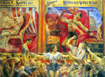 Reginald Marsh, Smoko+ The Human Volcano Fine Art Reproduction Oil Painting