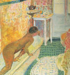 Pierre Bonnard, Getting Out of the Bath Fine Art Reproduction Oil Painting