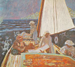 Pierre Bonnard, Signac and his Friends Sailing Fine Art Reproduction Oil Painting