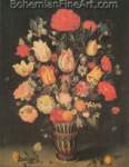 Ambrosius Bosschaert the Elder, Still Life of Flowers Fine Art Reproduction Oil Painting