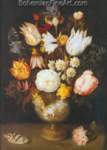 Ambrosius Bosschaert the Elder, Vase of Flowers Fine Art Reproduction Oil Painting