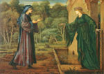 Edward Burne-Jones, The Pilgrim at the Gate of Idleness Fine Art Reproduction Oil Painting