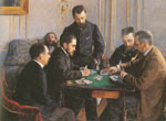 Gustave Caillebotte, The Besique Game Fine Art Reproduction Oil Painting