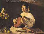 Michelangelo Caravaggio, The Lute Player Fine Art Reproduction Oil Painting